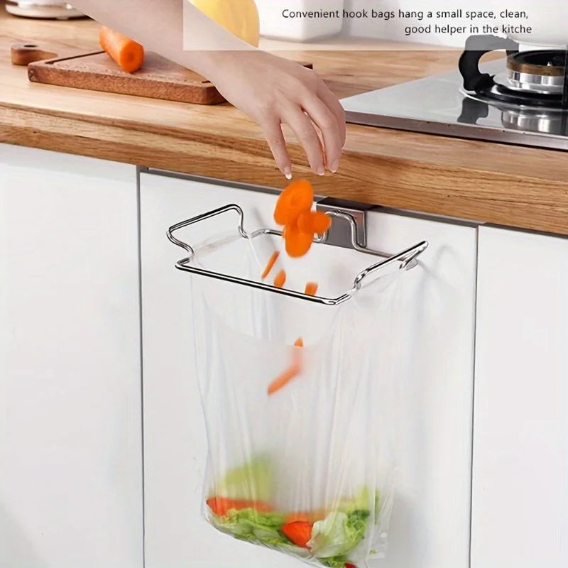 Over-The-Door bin bag holder