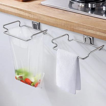 Over-The-Door bin bag holder