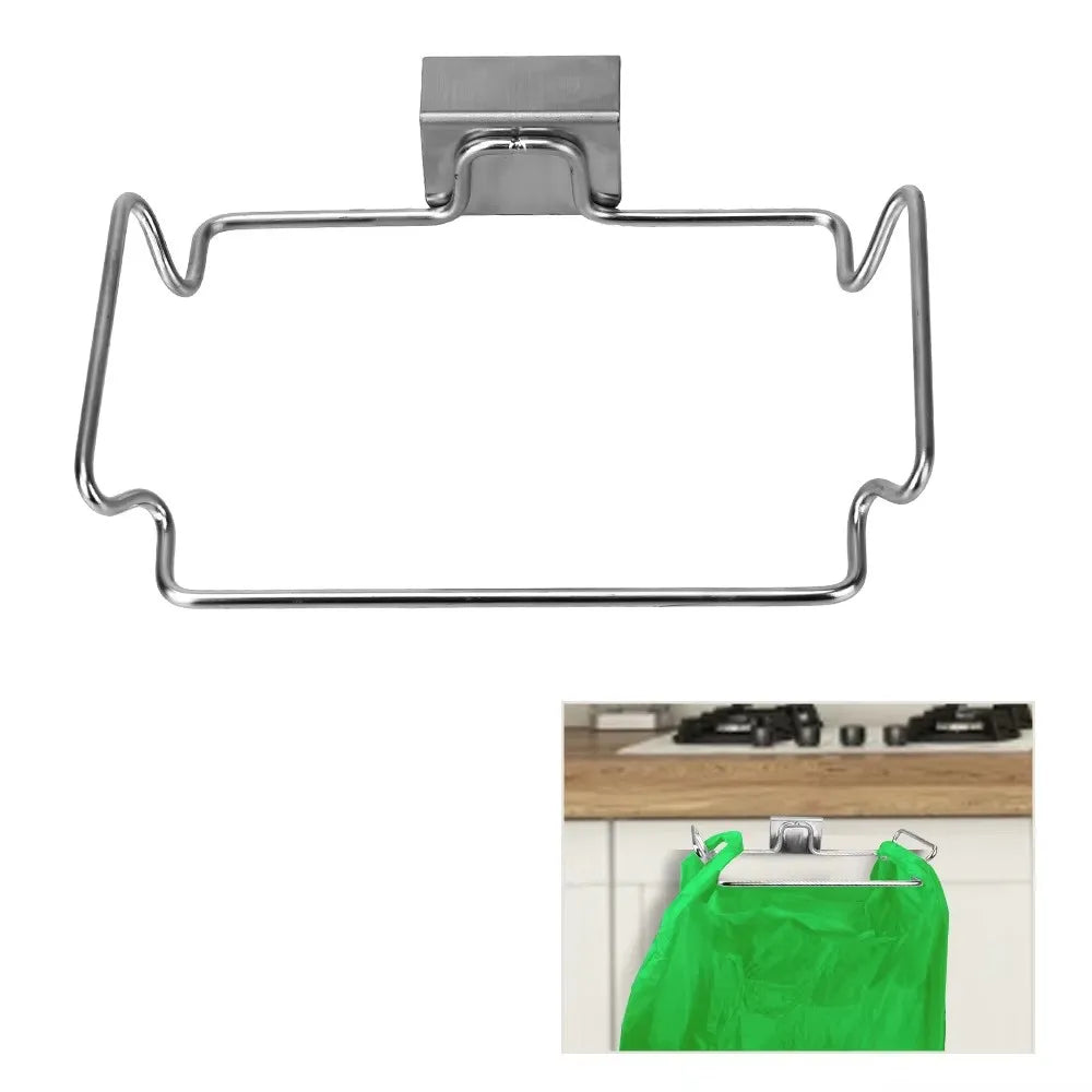 Over-The-Door bin bag holder